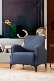 Atelier Del Sofa Petra - Sillón orejero Azul